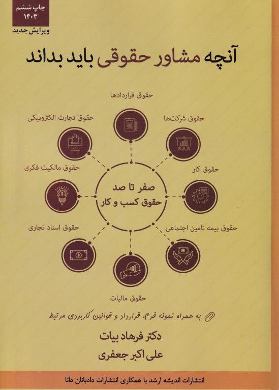 آنچه مشاور حقوقی بايد بداند آنچه مشاور حقوقی بايد بداند