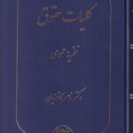 کلیات حقوق نظریه عمومی