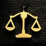 بج سینه ترازوی عدالت - مدل 5