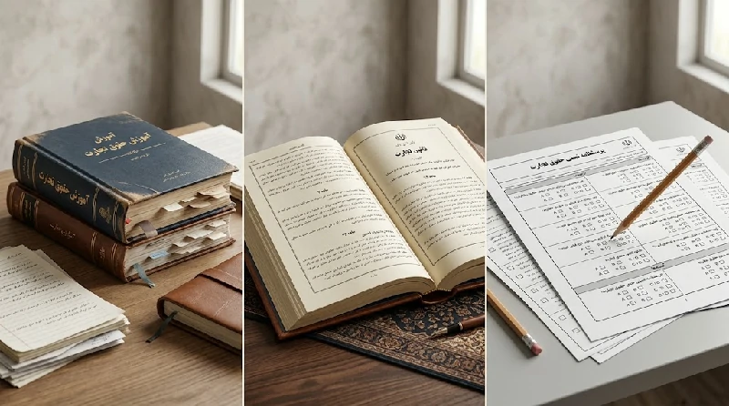 بهترین کتاب حقوق تجارت برای آزمون وکالت